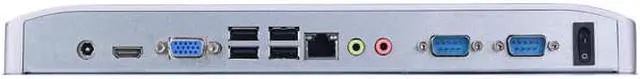 Alt view image 5 of 5 - 12.1" TFT LED Industrial Panel PC, Intel 3th Core I5, HUNSN PW24, High Temperature 5-wire Resistive Touch Screen, VGA, HDMI, LAN, 2 x COM, Barebone, NO RAM, NO Storage, NO System