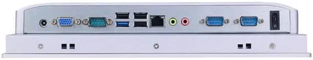 Alt view image 6 of 6 - 12.1 Inch TFT LED Industrial Panel PC, HUNSN PW24, Intel J1900, 10-point Projected Capacitive Touch Screen, VGA, 4 x USB, LAN, 3 x COM, Barebone, NO RAM, NO Storage, NO System