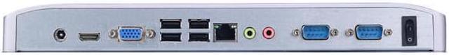 Alt view image 5 of 5 - 15" TFT LED IP65 Industrial Panel PC, HUNSN PW25, Intel 4th Core I3, 10-point Projected Capacitive Touch Screen, Windows 11 Pro or Linux Ubuntu, VGA, HDMI, LAN, 2 x COM, 8G RAM, 512G SSD, 1TB HDD