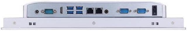 Alt view image 4 of 5 - 15 Inch TFT LED Industrial Panel PC, HUNSN PW25, Intel J6412, High Temperature 5-wire Resistive Touch Screen, Windows 11 Pro or Linux Ubuntu, HDMI, 2 x LAN, 3 x COM, 16G RAM, 256G SSD