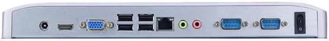 Alt view image 5 of 5 - 15.6" TFT LED IP65 Industrial Panel PC, HUNSN PW26, Intel 4th Core I5, 10-point Projected Capacitive Touch Screen, Windows 11 Pro or Linux Ubuntu, VGA, HDMI, LAN, 2 x COM, 8G RAM, 256G SSD