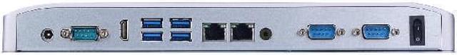 Alt view image 5 of 5 - 15.6 Inch TFT LED Industrial Panel PC, HUNSN PW26, Intel J6412, High Temperature 5-wire Resistive Touch Screen, Windows 11 Pro or Linux Ubuntu, HDMI, 2 x LAN, 3 x COM, 8G RAM, 128G SSD, 1TB HDD