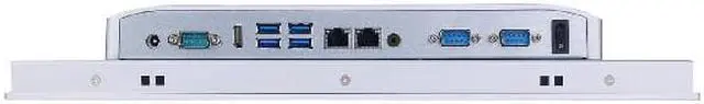 Alt view image 4 of 5 - 15.6 Inch TFT LED Industrial Panel PC, HUNSN PW26, Intel J6412, High Temperature 5-wire Resistive Touch Screen, Windows 11 Pro or Linux Ubuntu, HDMI, 2 x LAN, 3 x COM, 8G RAM, 128G SSD, 1TB HDD