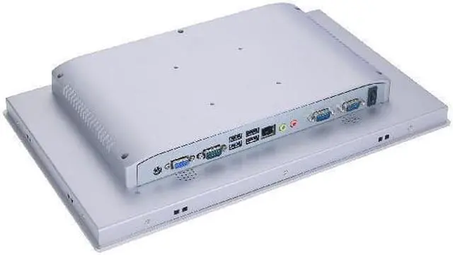 Alt view image 2 of 5 - 15.6 Inch TFT LED Industrial Panel PC, Intel J1900, HUNSN PW26, 10-point Projected Capacitive Touch Screen, VGA, 4 x USB, LAN, 3 x COM, Barebone, NO RAM, NO Storage, NO System