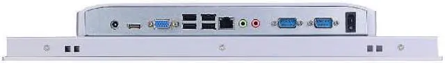 Alt view image 4 of 5 - 17" TFT LED Industrial Panel PC, Intel 4th Core I3, HUNSN PW27, High Temperature 5-wire Resistive Touch Screen, VGA, HDMI, LAN, 2 x COM, Barebone, NO RAM, NO Storage, NO System