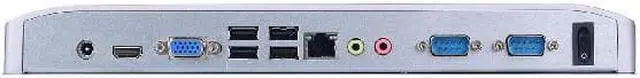 Alt view image 5 of 5 - 17" TFT LED Industrial Panel PC, Intel 4th Core I3, HUNSN PW27, High Temperature 5-wire Resistive Touch Screen, VGA, HDMI, LAN, 2 x COM, Barebone, NO RAM, NO Storage, NO System