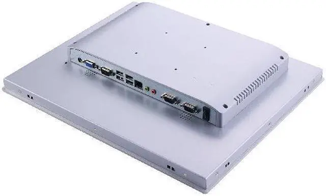 Alt view image 2 of 5 - 17 Inch TFT LED Industrial Panel PC, Intel J1900, HUNSN PW27, High Temperature 5-wire Resistive Touch Screen, VGA, 4 x USB, LAN, 3 x COM, Barebone, NO RAM, NO Storage, NO System