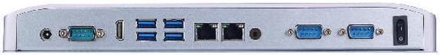Alt view image 5 of 5 - 17 Inch TFT LED Industrial Panel PC, HUNSN PW27, Intel J6412, High Temperature 5-wire Resistive Touch Screen, Windows 11 Pro or Linux Ubuntu, HDMI, 2 x LAN, 3 x COM, 16G RAM, 128G SSD