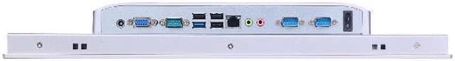 Alt view image 5 of 5 - 19 Inch TFT LED Industrial Panel PC, Intel J1900, HUNSN PW28, 10-point Projected Capacitive Touch Screen, VGA, 4 x USB, LAN, 3 x COM, Barebone, NO RAM, NO Storage, NO System