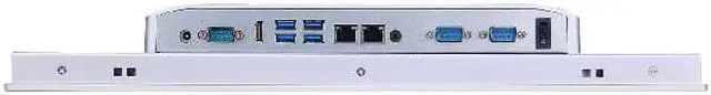 Alt view image 4 of 5 - 19 Inch TFT LED Industrial Panel PC, Intel J6412, HUNSN PW28, High Temperature 5-wire Resistive Touch Screen, HDMI, 2 x LAN, 3 x COM, Barebone, NO RAM, NO Storage, NO System
