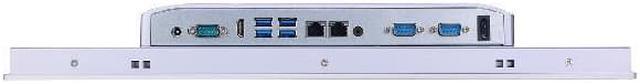 Alt view image 4 of 5 - 19" TFT LED IP65 Industrial Panel PC, Intel 4th Core I3, HUNSN PW29B, 10-point Projected Capacitive Touch Screen, Windows 11 Pro or Linux Ubuntu, VGA, HDMI, LAN, 2 x COM, 4G RAM, 128G SSD