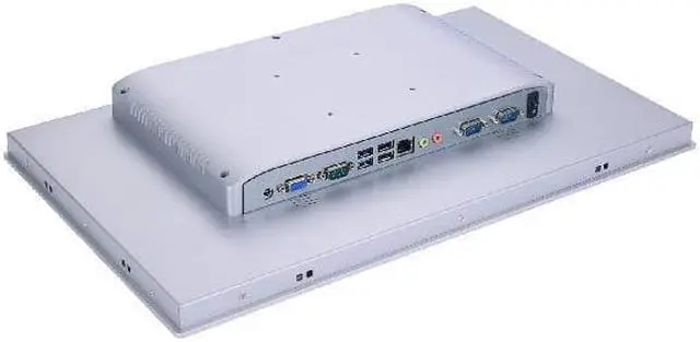 Alt view image 2 of 5 - 19 Inch TFT LED Industrial Panel PC, Intel J1900, HUNSN PW29B, High Temperature 5-wire Resistive Touch Screen, VGA, 4 x USB, LAN, 3 x COM, Barebone, NO RAM, NO Storage, NO System