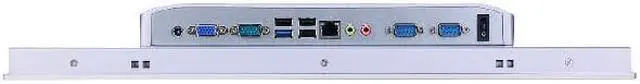 Alt view image 5 of 5 - 19 Inch TFT LED Industrial Panel PC, Intel J1900, HUNSN PW29B, High Temperature 5-wire Resistive Touch Screen, VGA, 4 x USB, LAN, 3 x COM, Barebone, NO RAM, NO Storage, NO System