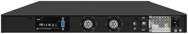 Alt view image 2 of 5 - 1U Firewall Appliance 10GB, VPN, Network Rackmount, Core I3 9100, HUNSN RJ16, 6 x 2.5GbE I225-V, 2 x SFP+ 82599es 10 Gigabit, Barebone, NO RAM, NO Storage, NO System