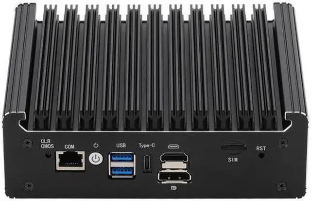 Alt view image 4 of 6 - HUNSN Micro Firewall Appliance, Mini PC, Pfsense, Mikrotik, N4505 N6000, RS41, OPNsense, VPN, Router PC, AES-NI, 4 x 2.5GbE I226-V, Console, Type-C, HDMI, DP, SIM Slot, 4G RAM, 64G SSD