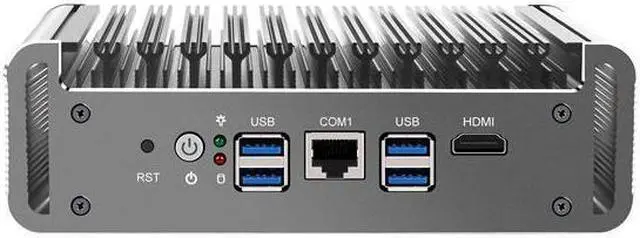 Alt view image 2 of 4 - Micro Firewall Appliance, Mini PC, Intel Core I5 1135G7, HUNSN RJ25a, pFsense, Mikrotik, OPNsense, Untangle, VPN, Router PC, AES-NI, 6 x Intel I211, COM, HDMI, 4 x USB3.1, Sim Slot, 4G RAM, 128G SSD