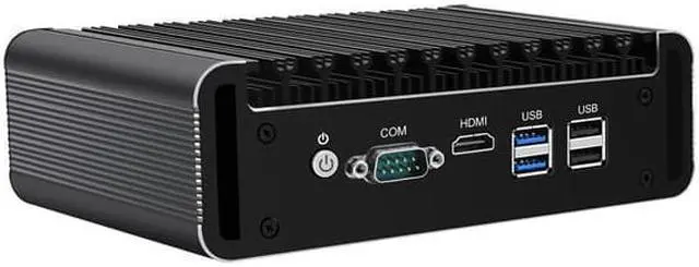 Alt view image 4 of 4 - Micro Firewall Appliance, Mini PC, pFsense Plus, Celeron J4125, HUNSN RJ21, Mikrotik, OPNsense, VPN, Router PC, AES-NI, 4 x 2.5GbE I226-V, DP, HDMI, Console, 8G RAM, 512G SSD