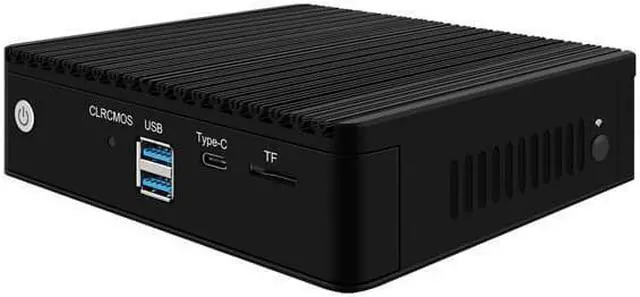 Alt view image 2 of 5 - Micro Firewall Appliance, Intel N6005, HUNSN RJ22, Mini PC, pFsense Plus, Mikrotik, OPNsense, VPN, Router PC, AES-NI, 4 x Intel 2.5GbE I226-V LAN, Type-C, TF, M.2 WiFi Slot, 8G RAM, 128G SSD