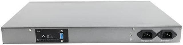 Alt view image 2 of 5 - 1U Firewall Appliance with Redundancy Power Supply, Intel N4000, HUNSN RJ29, pFsense Plus, Mikrotik, OPNsense, VPN, Router PC, AES-NI, 6 x 2.5GbE I226-V, Dual Power Supply, 8G RAM, 128G SSD