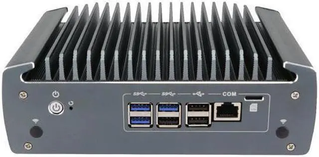 Alt view image 2 of 4 - HUNSN Micro Firewall Appliance, Mini PC, I5 10210U, RX10, pFsense, Mikrotik, OPNsense, VPN, Router PC, AES-NI, 6 x LAN for 4 x 802.3af Standard POE, HDMI, DP, COM, SIM Slot, TPM, 16G RAM, 512G SSD