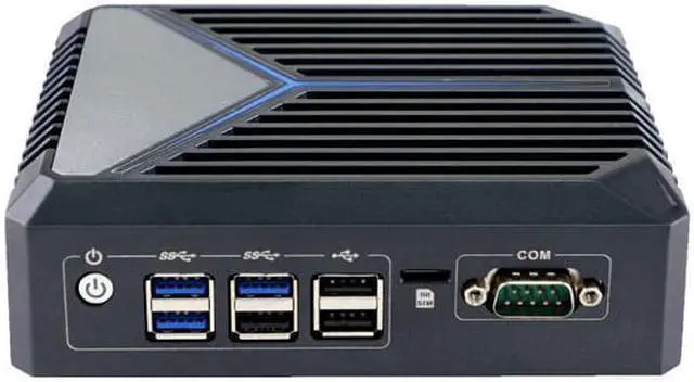 Alt view image 4 of 4 - HUNSN Micro Firewall Appliance, Mini PC, Celeron J6412, RX13, pFsense, Mikrotik, OPNsense, VPN, Router PC, AES-NI, SIM Slot, COM, 3 x 2.5GbE LAN, HDMI, 2 x DP, TPM2.0, 8G RAM, 256G SSD