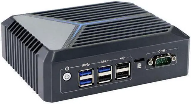 Alt view image 2 of 4 - HUNSN Micro Firewall Appliance, Mini PC, Celeron J6412, RX13, pFsense, Mikrotik, OPNsense, VPN, Router PC, AES-NI, SIM Slot, COM, 3 x 2.5GbE LAN, HDMI, 2 x DP, TPM2.0, 8G RAM, 256G SSD
