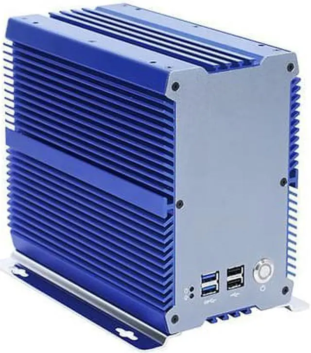 Alt view image 2 of 4 - Fanless Industrial PC, Mini Computer, I5 7260U 7360U, HUNSN IX07, 3PIN Phoenix, VGA, 4 x COM, 2 x LAN, 9 to 36V, 2 x PCI 32bit Expansion Slot, Barebone, NO RAM, NO Storage, NO System