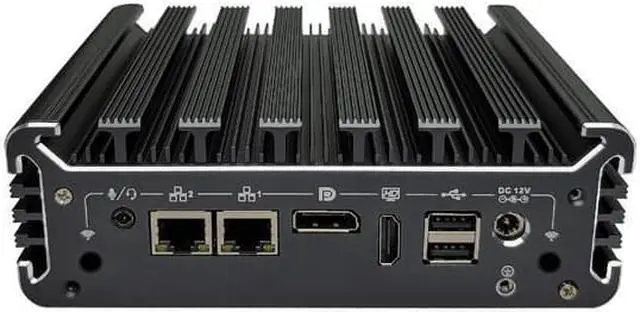 Alt view image 2 of 4 - HUNSN Fanless Mini PC, Industrial Computer, Windows 11 or Linux Ubuntu, I5 7260U 7360U, BX04, TPM2.0, 2 x COM, SIM Slot, 2 x LAN, DP, HDMI, Vesa Mount, WOL, PXE, Watchdog, 16G RAM, 256G SSD