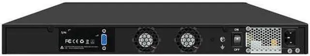 Alt view image 2 of 4 - 1U Rack Mount Cabinet Firewall Appliance, Intel Core I3 6100, HUNSN RJ32, VPN, Network Router, AES-NI, 6 x Gigabit LAN, 4 x SFP Optical, Console, VGA, Barebone, NO RAM, NO Storage, NO System