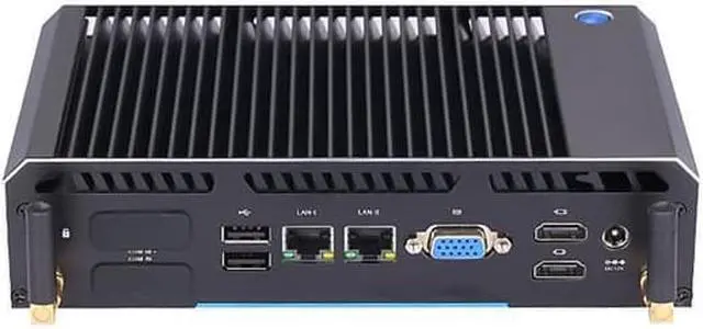 Alt view image 2 of 5 - Fanless Industrial PC, Intel Core I3 5005U, HUNSN BH22, IPC, Mini Computer, Windows 11 Pro or Linux Ubuntu, PXE, WOL Supported, Type-C, 2 x COM, 2 x LAN, VGA, 2 x HDMI, 16G RAM, 128G SSD, 1TB HDD