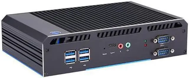 Alt view image 3 of 5 - Fanless Industrial PC, Intel Core I3 5005U, HUNSN BH22, IPC, Mini Computer, Windows 11 Pro or Linux Ubuntu, PXE, WOL Supported, Type-C, 2 x COM, 2 x LAN, VGA, 2 x HDMI, 16G RAM, 128G SSD, 1TB HDD