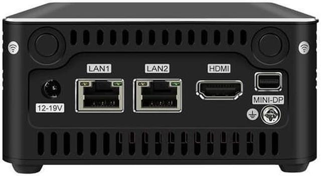 Alt view image 4 of 5 - Mini PC, HTPC, Small Server, Intel I5 1135G7, HUNSN BJ01, Desktop Computer, WiFi 6, Type-C, CIR IR Infrared Receiver, 2 x LAN, HDMI, Mini DP, Barebone, NO RAM, NO Storage, NO System