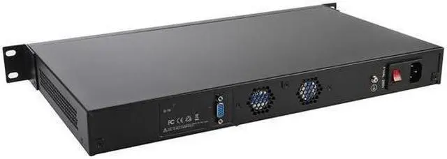 Alt view image 2 of 3 - 1U Rackmount Firewall, pFsense Plus, Mikrotik, OPNsense, VPN, 3th Gen Core I3 3110M, 3120M, HUNSN RS48, Network Appliance, 6 x 2.5GbE I226-V LAN, 2 x SFP+ 82599ES 10 Gigabit,  8G RAM, 512G SSD