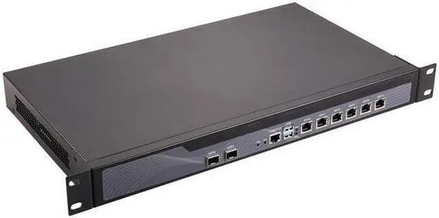 Alt view image 3 of 3 - 1U Rackmount Firewall, pFsense Plus, Mikrotik, OPNsense, VPN, 3th Gen Core I3 3110M, 3120M, HUNSN RS48, Network Appliance, 6 x 2.5GbE I226-V LAN, 2 x SFP+ 82599ES 10 Gigabit,  8G RAM, 512G SSD
