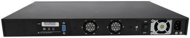 Alt view image 2 of 6 - 1U Firewall Appliance, pFsense, Mikrotik, HUNSN RJ10, Intel Core I5 7500, OPNsense, VPN, Network Rackmount, AES-NI, 8 x I211 LAN, 2 x SFP+ 10Gbe 82599ES, 16G RAM, 256G SSD