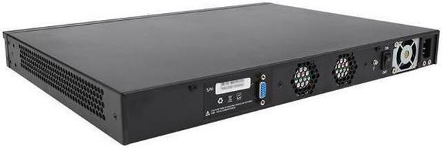 Alt view image 4 of 6 - 1U Firewall Appliance, pFsense, Mikrotik, HUNSN RJ10f, Intel Core I7 7700, OPNsense, VPN, Network Rackmount, AES-NI, 8 x I211 LAN, 4 x SFP+ 10Gbe 82599ES, 8G RAM, 256G SSD