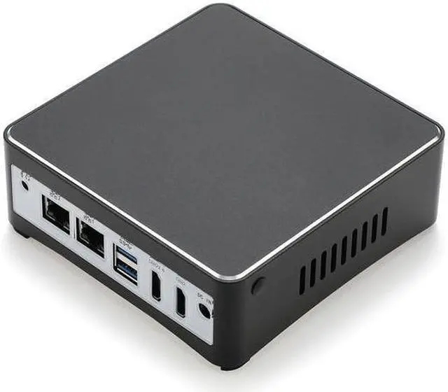 Alt view image 4 of 6 - Firewall Hardware, VPN, Celeron J4125, HUNSN RS50, Network Security Appliance, Router PC, AES-NI, 2 x I211, 4 x USB, 2 x COM, Type-C, 2 x HDMI, Barebone, NO RAM, NO Storage, NO System