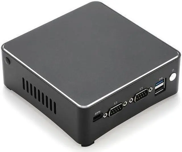 Alt view image 3 of 6 - Firewall Hardware, VPN, Celeron J4125, HUNSN RS50, Network Security Appliance, Router PC, AES-NI, 2 x I211, 4 x USB, 2 x COM, Type-C, 2 x HDMI, Barebone, NO RAM, NO Storage, NO System