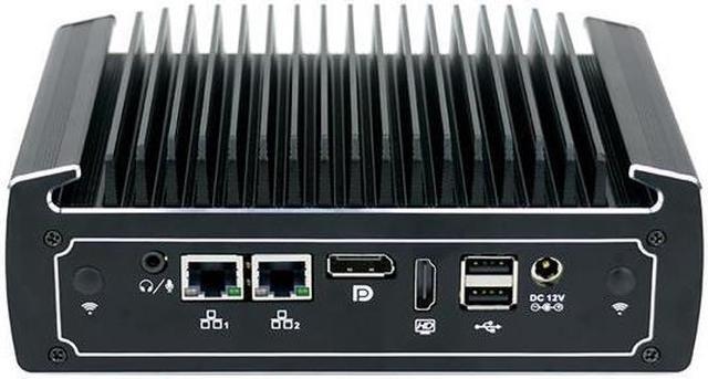Main image of Fanless Mini PC, Industrial PC, HUNSN BX01l, Core I3 10110U, 2 x COM, SIM Slot, HDMI, DP, 2 x I210 LAN, Vesa Mount, WOL, PXE, Watchdog, Barebone, NO RAM, NO Storage, NO System