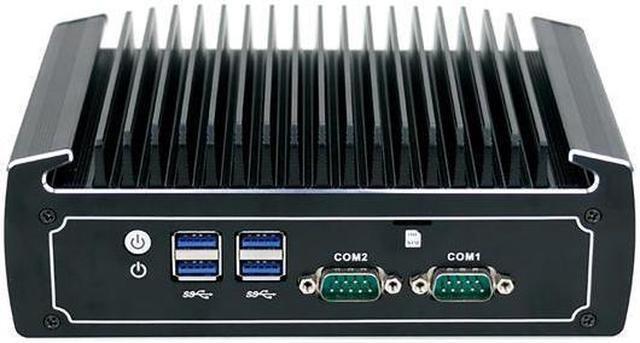 Alt view image 6 of 7 - Fanless Mini PC, Industrial PC, HUNSN BX01l, Core I3 10110U, 2 x COM, SIM Slot, HDMI, DP, 2 x I210 LAN, Vesa Mount, WOL, PXE, Watchdog, Barebone, NO RAM, NO Storage, NO System