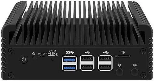 Alt view image 4 of 4 - HUNSN Micro Firewall Appliance, Mini PC, PFSense, Twin Lake Core 3 N355, RJ35, Mikrotik, OPNsense, VPN, Router PC, GPIO, HDMI, DP, 4 x 2.5GbE LAN, 8 x USB, 8G DDR5 RAM, 128G SSD
