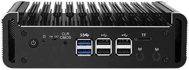 Alt view image 4 of 4 - HUNSN Micro Firewall Appliance, Mini PC, PFSense, Mikrotik, Twin Lake Core 3 N355, RJ36, OPNsense, VPN, Router PC, GPIO, HDMI, DP, 4 x 2.5GbE LAN, 8 x USB, 32G DDR5 RAM, 512G SSD