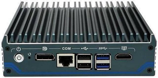 HUNSN Din Rail Micro Firewall Appliance, Mini PC, RX17a, N100, pFsense,  Mikrotik, OPNsense, VPN, Router PC, AES-NI, SIM Slot, COM, 4 x 2.5GbE  I225-V