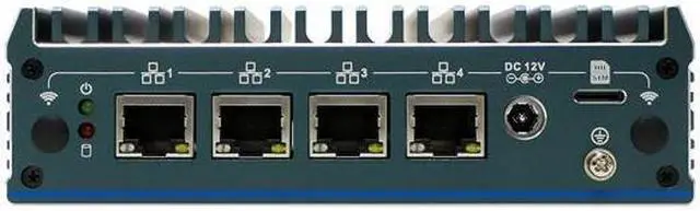 Alt view image 5 of 7 - HUNSN Din Rail Micro Firewall Appliance, Mini PC, PFSense, N100, RX17, Mikrotik, OPNsense, VPN, Router PC, AES-NI, SIM Slot, COM, 4 x 2.5GbE I226-V, HDMI, DP, TPM2.0, 8G RAM, 64G SSD