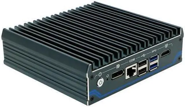 Alt view image 4 of 7 - HUNSN Din Rail Micro Firewall Appliance, Mini PC, PFSense, N100, RX17, Mikrotik, OPNsense, VPN, Router PC, AES-NI, SIM Slot, COM, 4 x 2.5GbE I226-V, HDMI, DP, TPM2.0, 8G RAM, 64G SSD