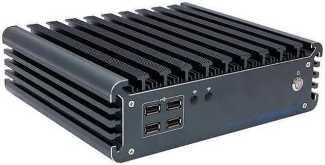 Alt view image 4 of 7 - HUNSN Fanless Industrial PC, Mini Computer, IPC, IX12, Core I5 1235U, Windows 11 / Linux Ubuntu, Wi-Fi 6, BT 5.2, 4 x HDMI, 2 x LAN, 4 x COM COM1/2 for RS232/RS485, TPM2.0, 8G RAM, 128G SSD