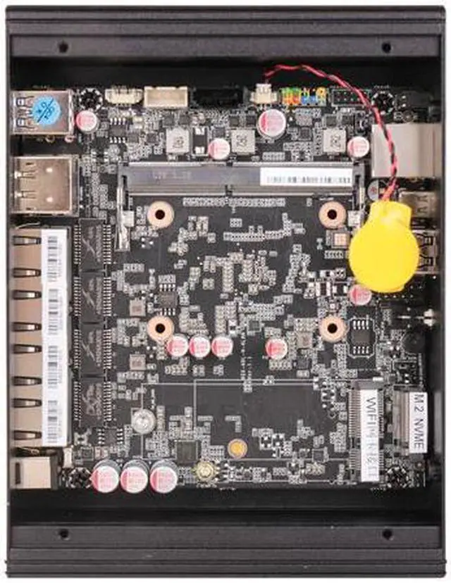 Alt view image 7 of 7 - HUNSN Micro Firewall Appliance, Mini PC, PFSense, Mikrotik, Pentium Gold 4417U, RS52, OPNsense, VPN, Router PC, 4 x 2.5GbE LAN, COM, Type-C, HDMI, DP, SIM Slot, 0 RAM, 0 Storage, Barebone No System