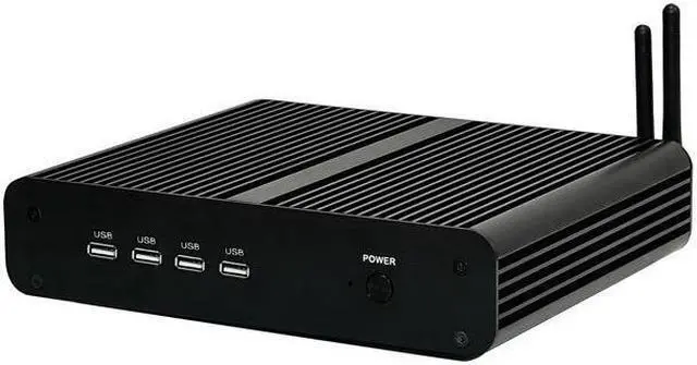 Alt view image 4 of 4 - HUNSN 4K Fanless Mini PC, Desktop Computer, Server, I7 1255U 1260P, BM14, WiFi 6, BT, DP, HDMI, LAN, 2 x USB3.0, 6 x USB2.0, SIM Slot, 16G RAM, 256G SSD, 1TB HDD