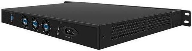 Alt view image 4 of 4 - HUNSN 1U 19 Inch Rack Mount Firewall Appliance, Intel I3 N305, RJ53, VPN, Network Router, AES-NI, 4 x 226-V 2.5GbE LAN, Console, VGA, GPIO, SIM Slot, Barebone, NO RAM, NO Storage, NO System