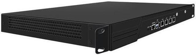 Alt view image 3 of 4 - HUNSN 1U Firewall Appliance with Redundancy Power Supply, N100, RJ53k, pFsense, Mikrotik, OPNsense, VPN, Router PC, 4 x 226-V 2.5GbE LAN, Console, VGA, GPIO, SIM Slot, Dual Power, 32G RAM, 512G SSD